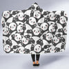 Baby Panda Pattern Print Hooded Blanket-grizzshop