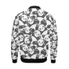 Baby Panda Pattern Print Men's Bomber Jacket-grizzshop