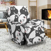 Baby Panda Pattern Print Recliner Cover-grizzshop