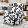 Baby Panda Pattern Print Recliner Cover-grizzshop