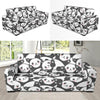 Baby Panda Pattern Print Sofa Covers-grizzshop