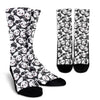 Baby Panda Pattern Print Unisex Crew Socks-grizzshop