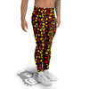 Back And Elm Maple Leave Print Pattern Men's Leggings-grizzshop