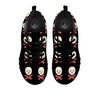 Bacon And Skull Fried Egg Print Pattern Black Sneaker-grizzshop