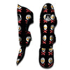 Bacon And Skull Fried Egg Print Pattern Muay Thai Shin Guards-grizzshop