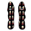 Bacon And Skull Fried Egg Print Pattern Muay Thai Shin Guards-grizzshop