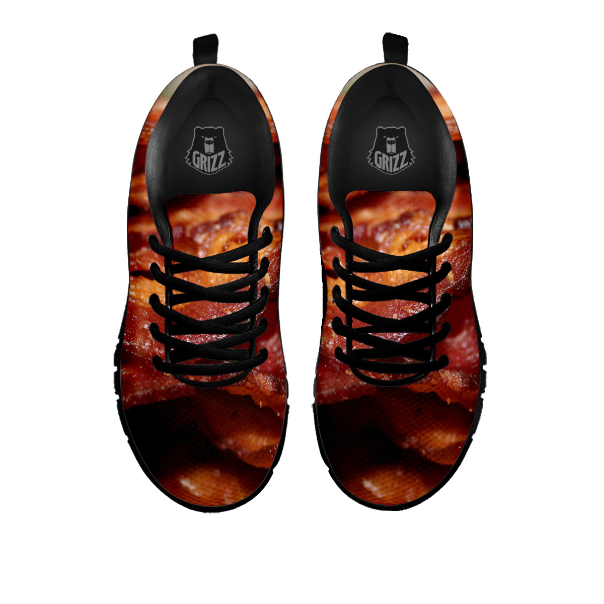 Bacon Crispy Print Black Sneaker-grizzshop