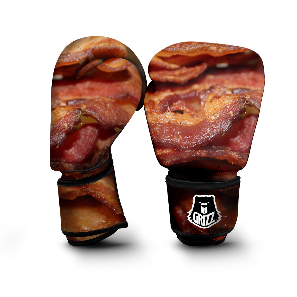 Bacon Crispy Print Boxing Gloves-grizzshop