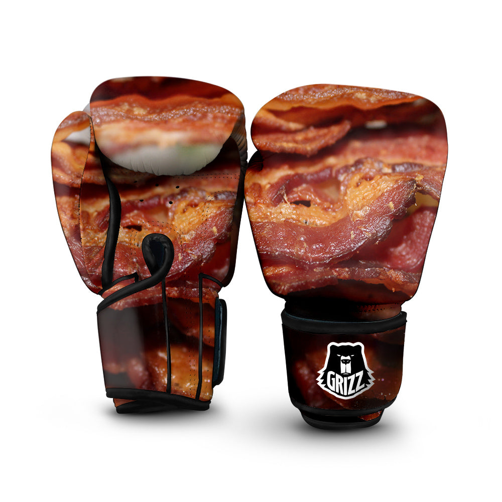 Bacon Crispy Print Boxing Gloves-grizzshop