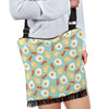 Bacon Egg Bread Pattern Print Crossbody Bags-grizzshop