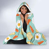 Bacon Egg Bread Pattern Print Hooded Blanket-grizzshop