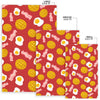 Bacon Egg Pancake Pattern Print Floor Mat-grizzshop