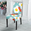 Bacon Egg Pattern Print Chair Cover-grizzshop