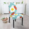 Bacon Egg Pattern Print Chair Cover-grizzshop