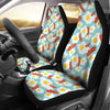 Bacon Egg Pattern Print Universal Fit Car Seat Cover-grizzshop