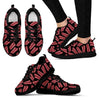 Bacon Pattern Print Black Sneaker Shoes For Men Women-grizzshop
