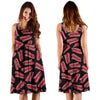 Bacon Pattern Print Dress-grizzshop