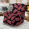 Bacon Pattern Print Recliner Cover-grizzshop