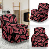 Bacon Pattern Print Recliner Cover-grizzshop