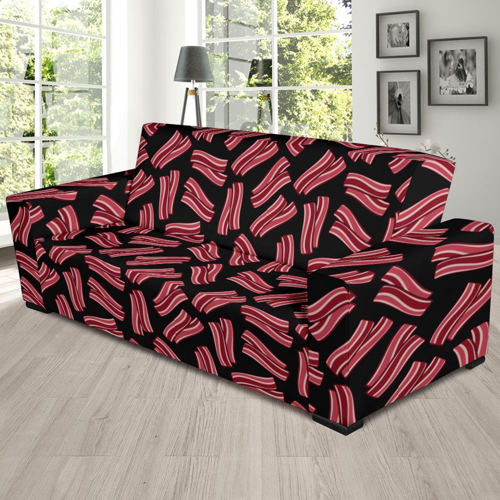 Bacon Pattern Print Sofa Covers-grizzshop