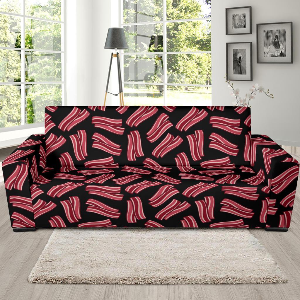 Bacon Pattern Print Sofa Covers-grizzshop