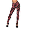 Bacon Pattern Print Women Leggings-grizzshop