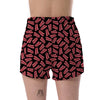 Bacon Pattern Print Women's Shorts-grizzshop