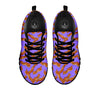 Bacon Purple Print Pattern Black Sneaker-grizzshop