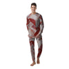 Bacon Weaving Print Men's Pajamas-grizzshop