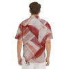 Bacon Weaving Print Men's Short Sleeve Shirts-grizzshop