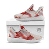 Bacon Weaving Print White Athletic Shoes-grizzshop