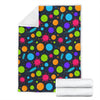 Bacteria Virus Pattern Print Blanket-grizzshop