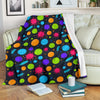 Bacteria Virus Pattern Print Blanket-grizzshop