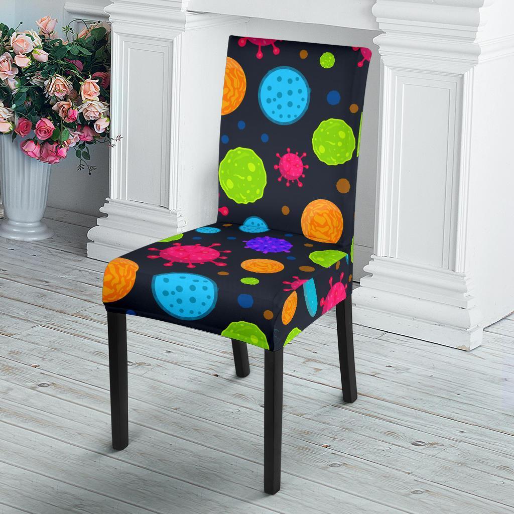 Bacteria Virus Pattern Print Chair Cover-grizzshop