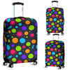 Bacteria Virus Pattern Print Luggage Cover Protector-grizzshop