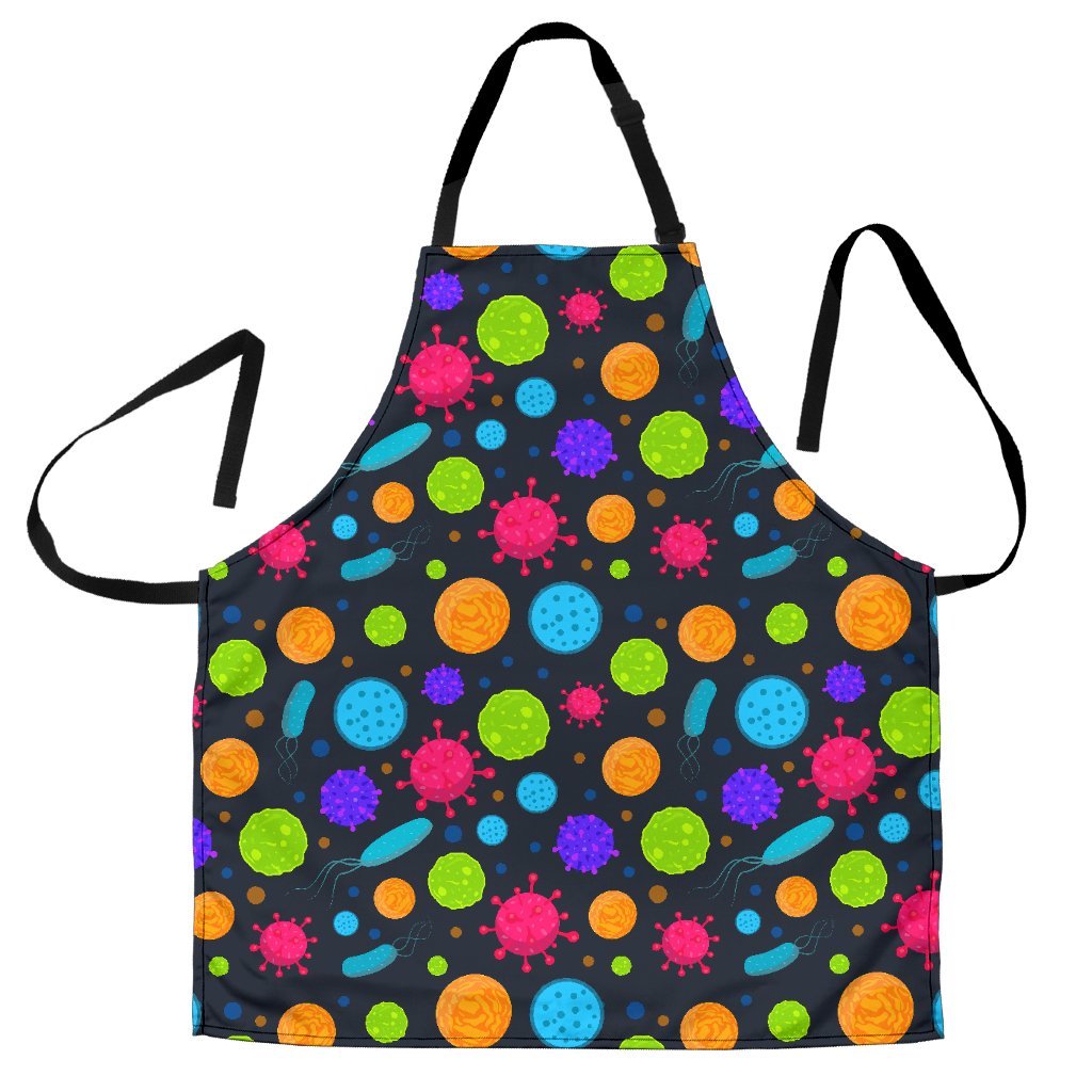 Bacteria Virus Pattern Print Women's Apron-grizzshop