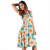 Bacteria Virus Print Pattern Dress-grizzshop