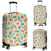 Bacteria Virus Print Pattern Luggage Cover Protector-grizzshop