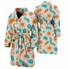 Bacteria Virus Print Pattern Men Long Robe-grizzshop