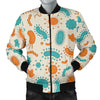 Bacteria Virus Print Pattern Men's Bomber Jacket-grizzshop