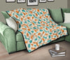 Bacteria Virus Print Pattern Quilt-grizzshop