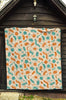 Bacteria Virus Print Pattern Quilt-grizzshop