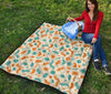 Bacteria Virus Print Pattern Quilt-grizzshop