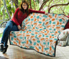 Bacteria Virus Print Pattern Quilt-grizzshop