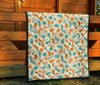 Bacteria Virus Print Pattern Quilt-grizzshop