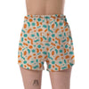 Bacteria Virus Print Pattern Women's Shorts-grizzshop