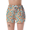 Bacteria Virus Print Pattern Women's Shorts-grizzshop