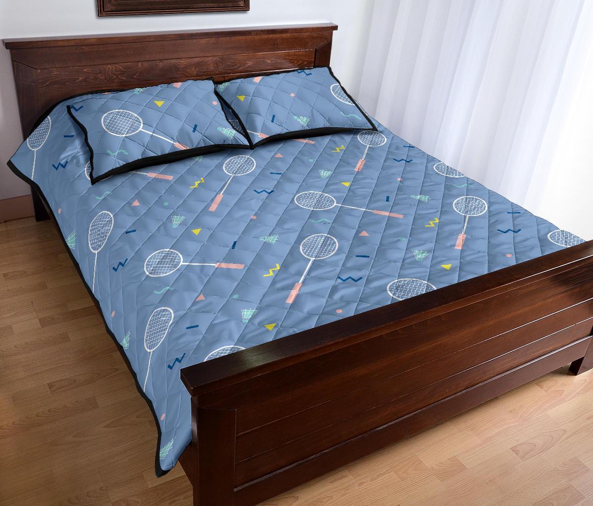 Badminton Cute Print Pattern Bed Set Quilt-grizzshop