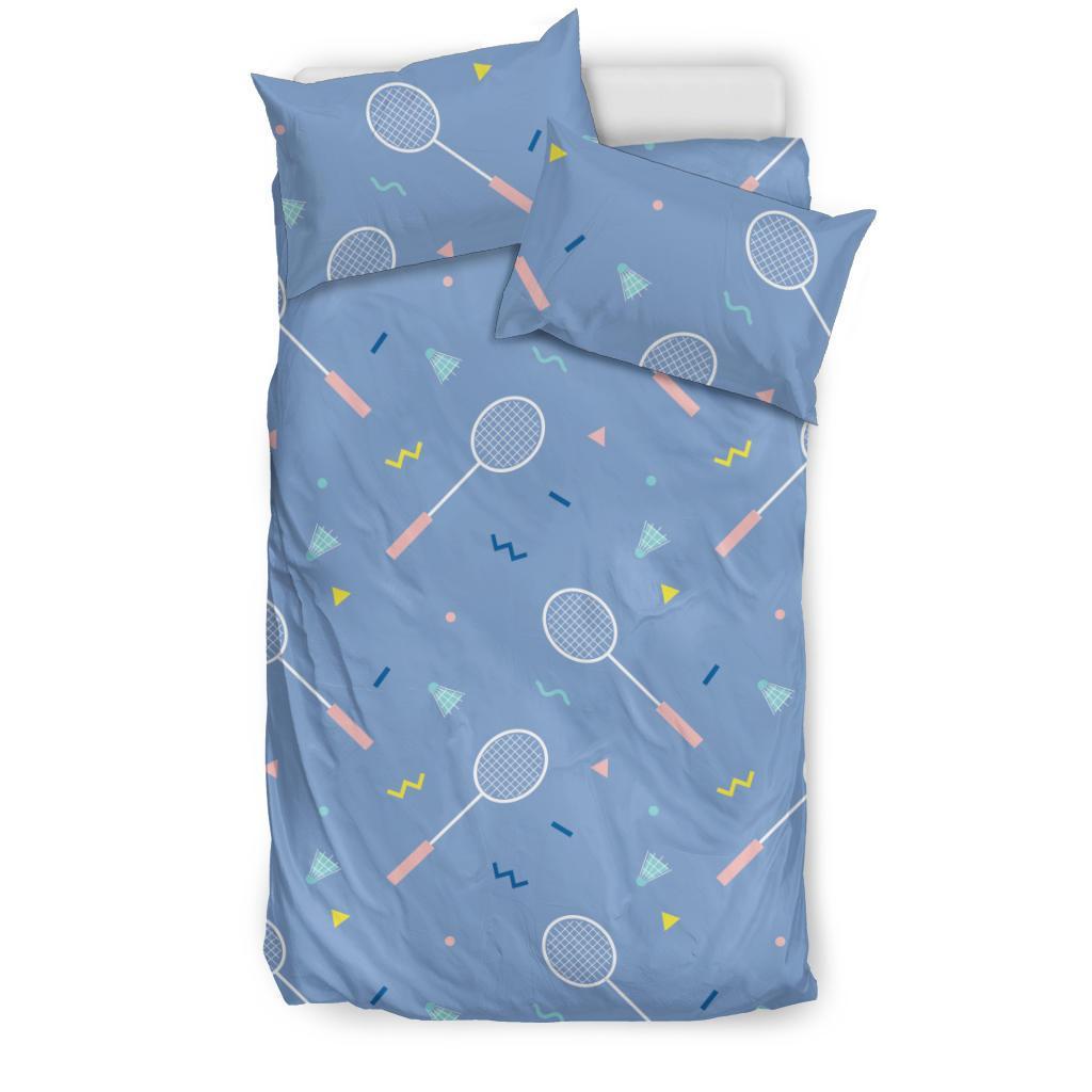 Badminton Cute Print Pattern Duvet Cover Bedding Set-grizzshop
