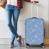 Badminton Cute Print Pattern Luggage Cover Protector-grizzshop